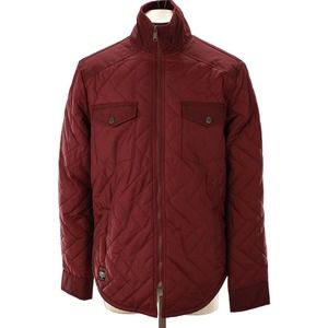 KIMES RANCH Burgundy SKINK Quilted Full Zip Jacket Medium NEW